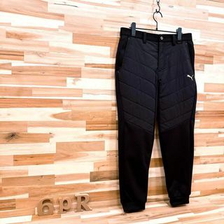 美品【プーマ】PUMA ゴルフ パデットパンツ ハイブリッド M 黒×白 | フリマアプリ ラクマ