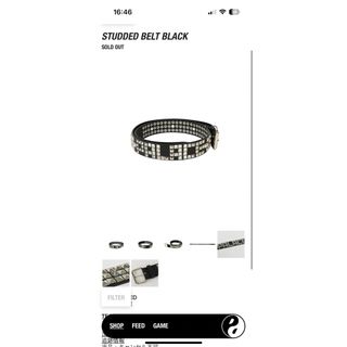 PALACE - Palace スタッズベルト Blackの通販|ラクマ