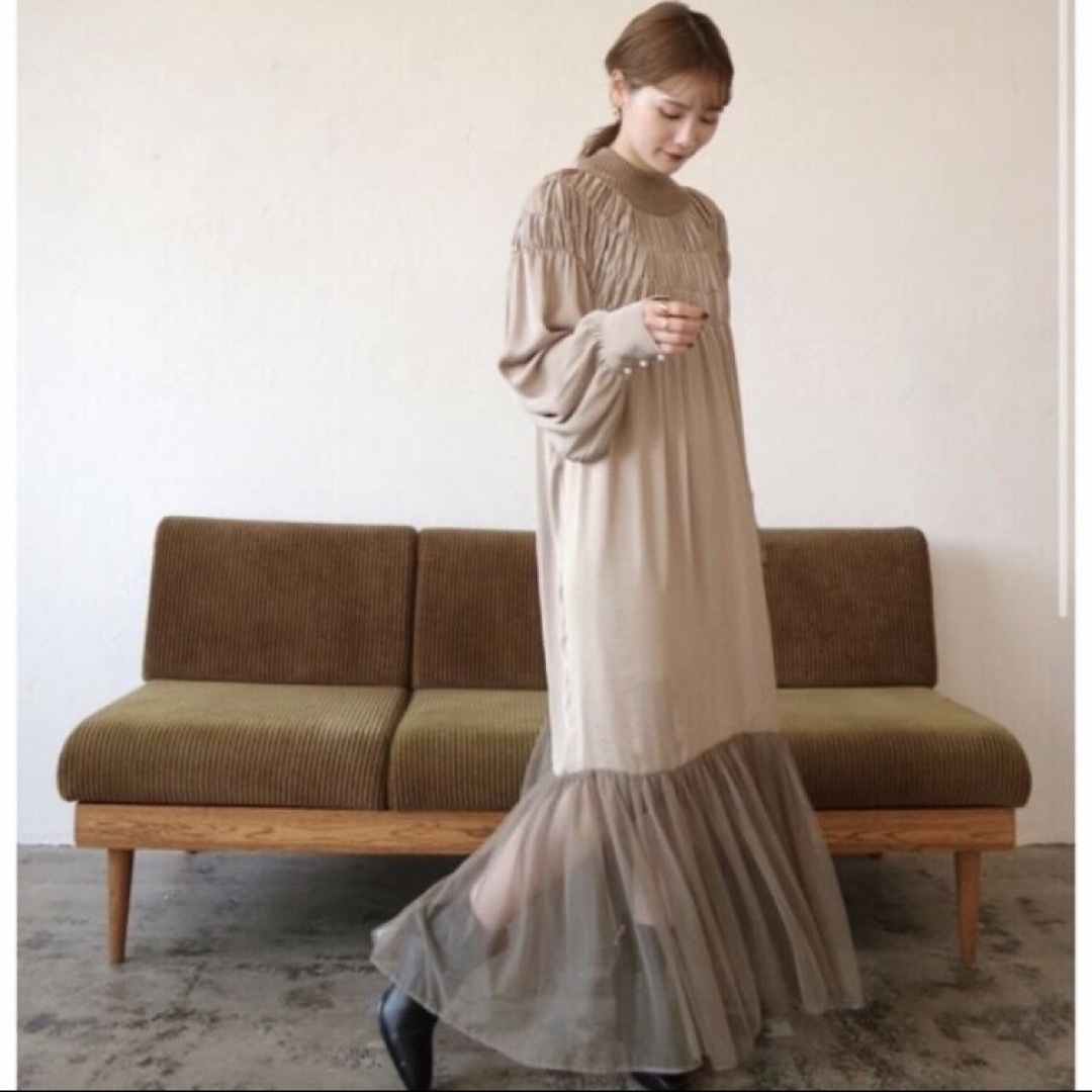 acka【Acka】 新品 original tulle loose one-piece