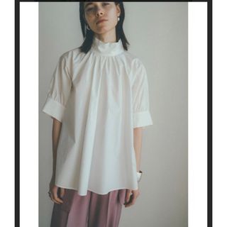 値下げ◇clane クラネ UP NECK BALLON TOPS ブラウス