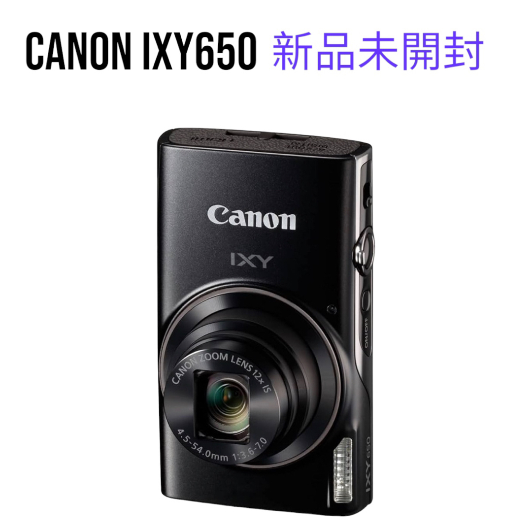 Canon - 新品未開封！Canon デジタルカメラ IXY 650 BKの通販 by ...