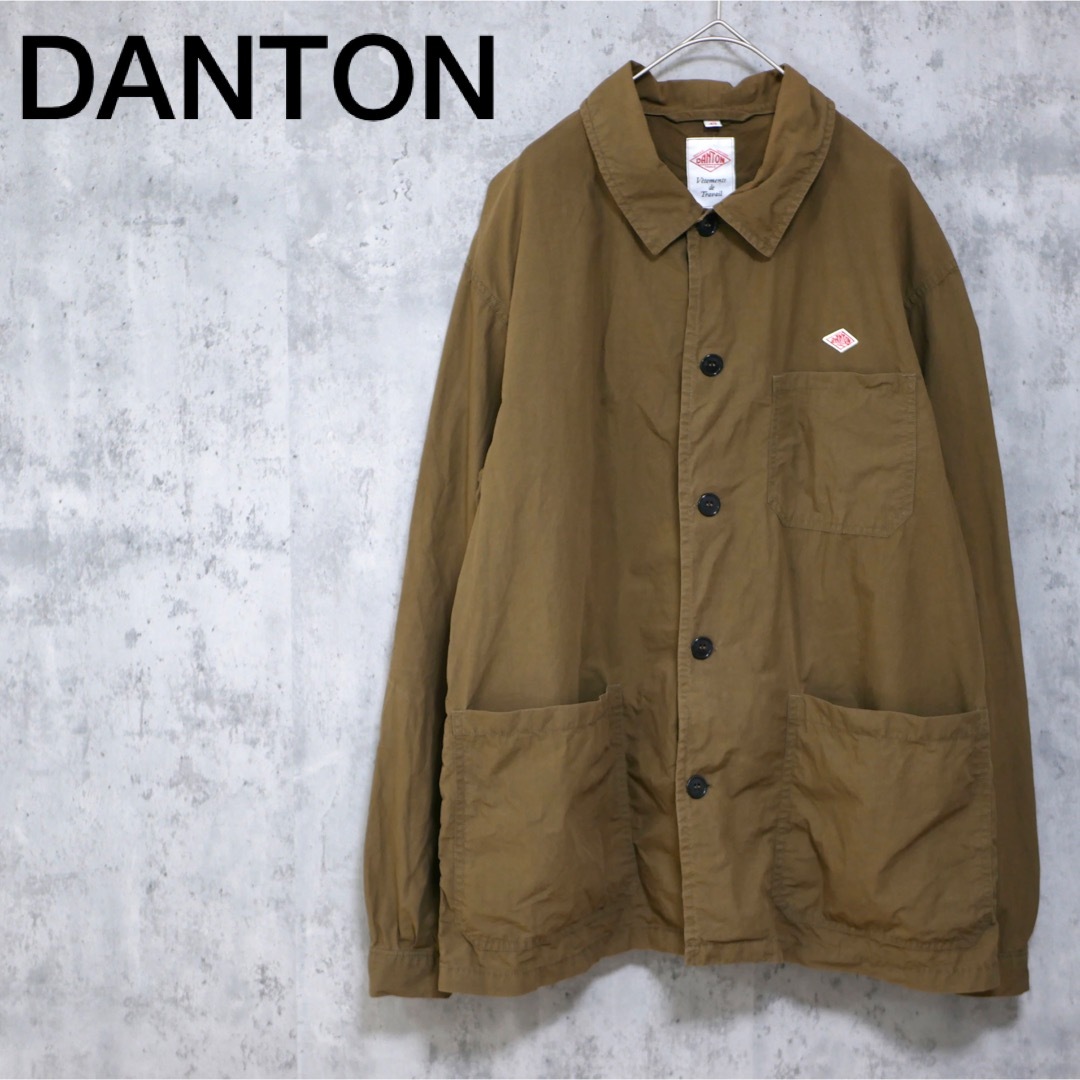 DANTON - DANTON コットンポプリン カバーオール シャツジャケットの ...