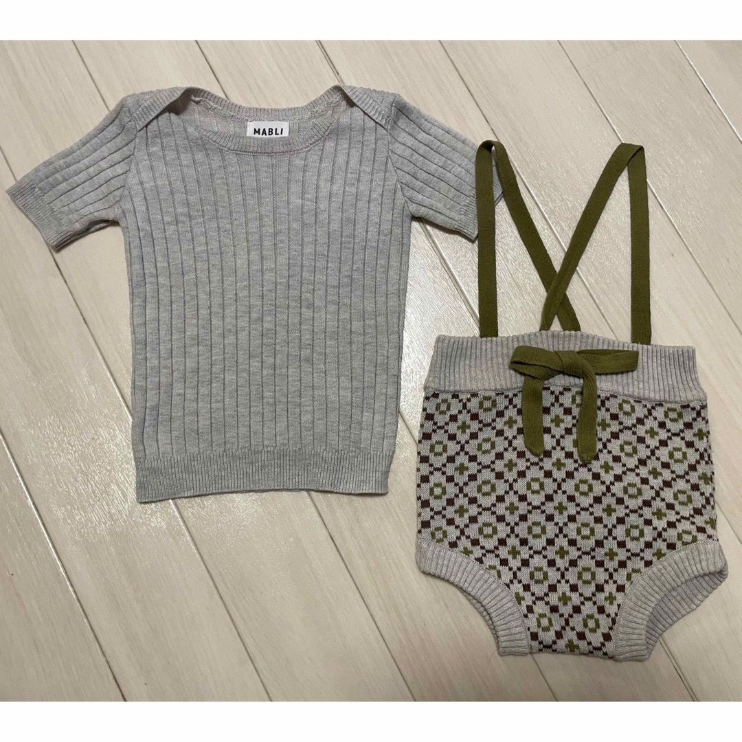 Caramel baby&child - mabli風 ロンパーストップスセット◎80㎝の通販