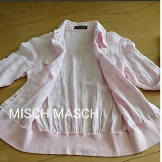 ミッシュマッシュ(MISCH MASCH)のMISCH MASCH　M シャツ ブラウス ジャンバー 長袖 ピンク(シャツ/ブラウス(長袖/七分))