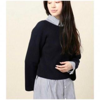 BEAUTY&YOUTH UNITED ARROWS - 6 roku 美品 ニット ネイビーの通販 by ...