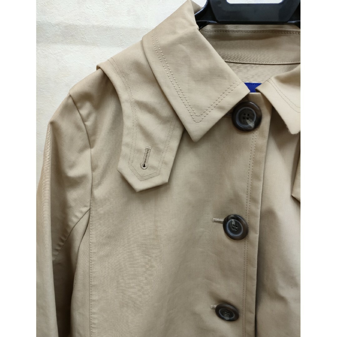 【新品】BURBERRY BLUE LABEL 撥水レインコート 38(M)☆