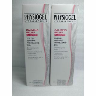 フィジオジェル(PHYSIOGEL（GSK）)の2本　フィジオジェル　A.I.クリーム　しっとりスクワランセラミド　ＰＥＡ配合(フェイスクリーム)