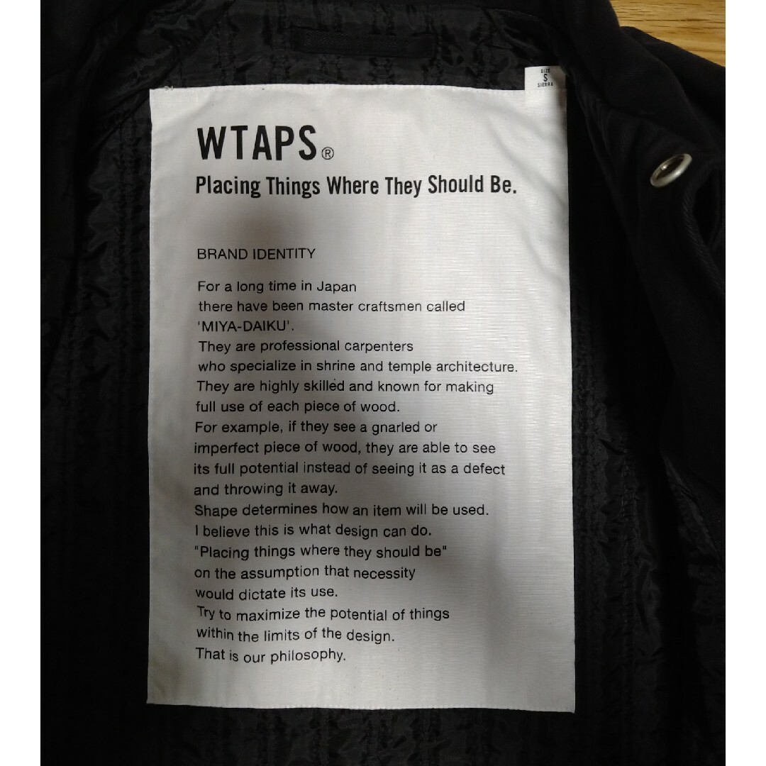 W)taps(ダブルタップス)のWTAPS コーチジャケット メンズのジャケット/アウター(ブルゾン)の商品写真