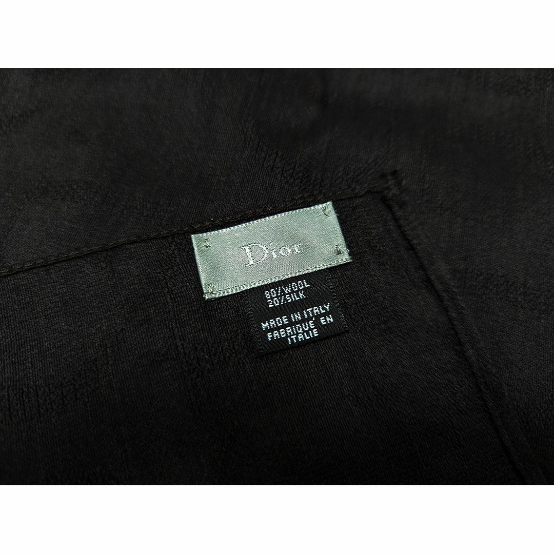 DIOR HOMME - ディオールオム/エディ期 ウールシルクストール ブラック
