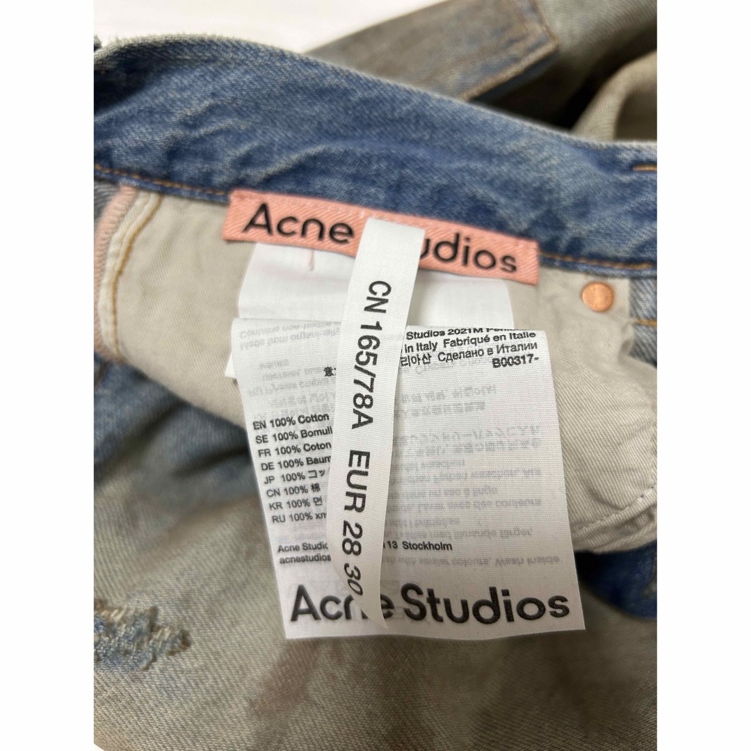 Acne Studios(アクネストゥディオズ)のBTSテテ着用　完売　acne studios 2021 ジーンズ　 メンズのパンツ(デニム/ジーンズ)の商品写真