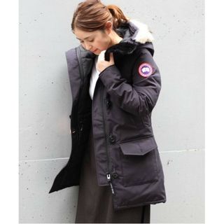 CANADA GOOSE - カナダグース ダウンコート コヨーテファー ロゴ ...