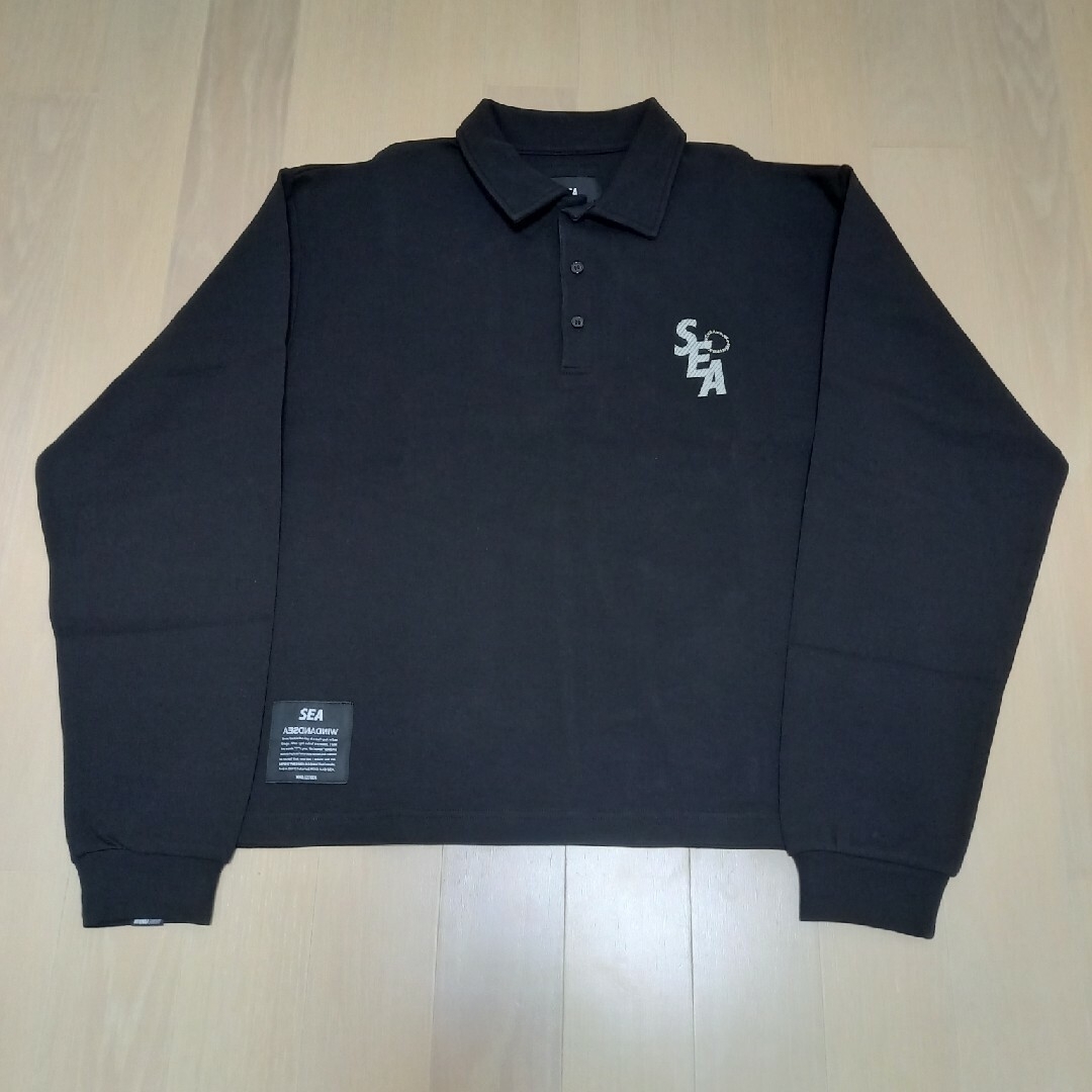 wind and sea L/S Polo Sサイズ