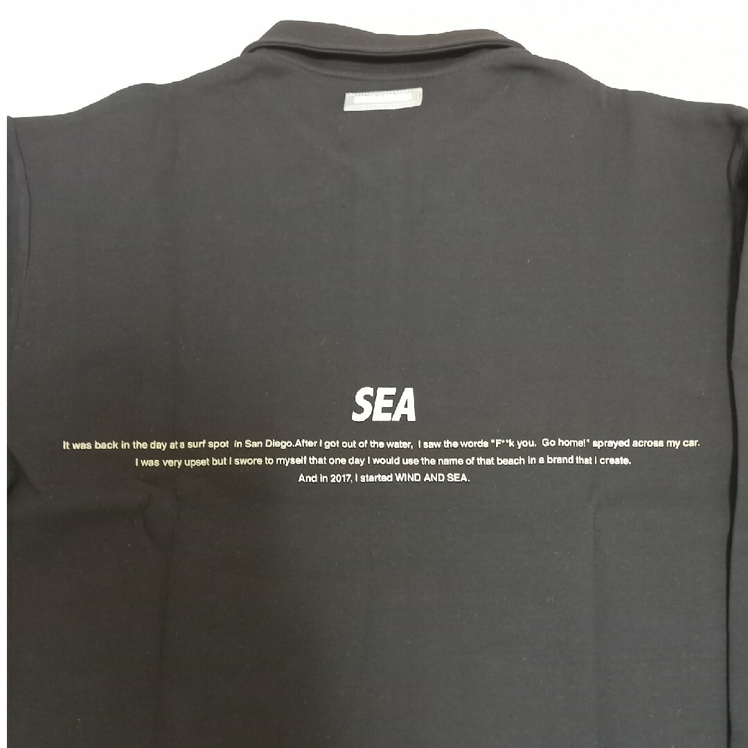 wind and sea L/S Polo Sサイズ