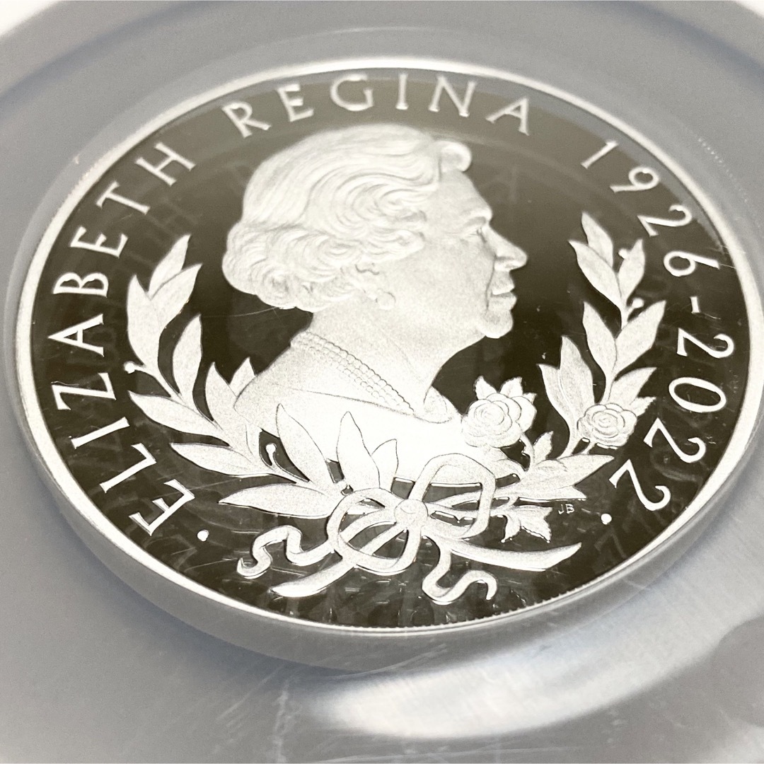 最高鑑定 NGC 2022年 イギリス 追悼 銀貨 アンティーク モダン コイン