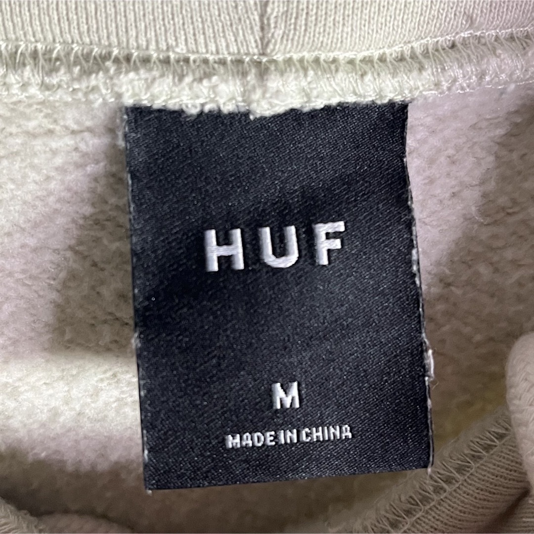 HUF - 【希少カラー】HUF ハフ バックプリント 両面ロゴ ベージュ