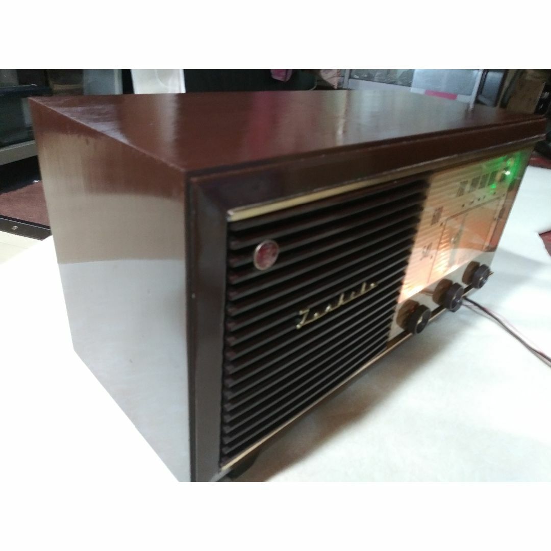 Bluetooth付マツダ東芝マジックアイ真空管ラジオ
