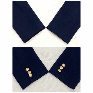 HANAE MORI - ハナエモリ テーラードジャケット 制服 ダブル 金ボタン