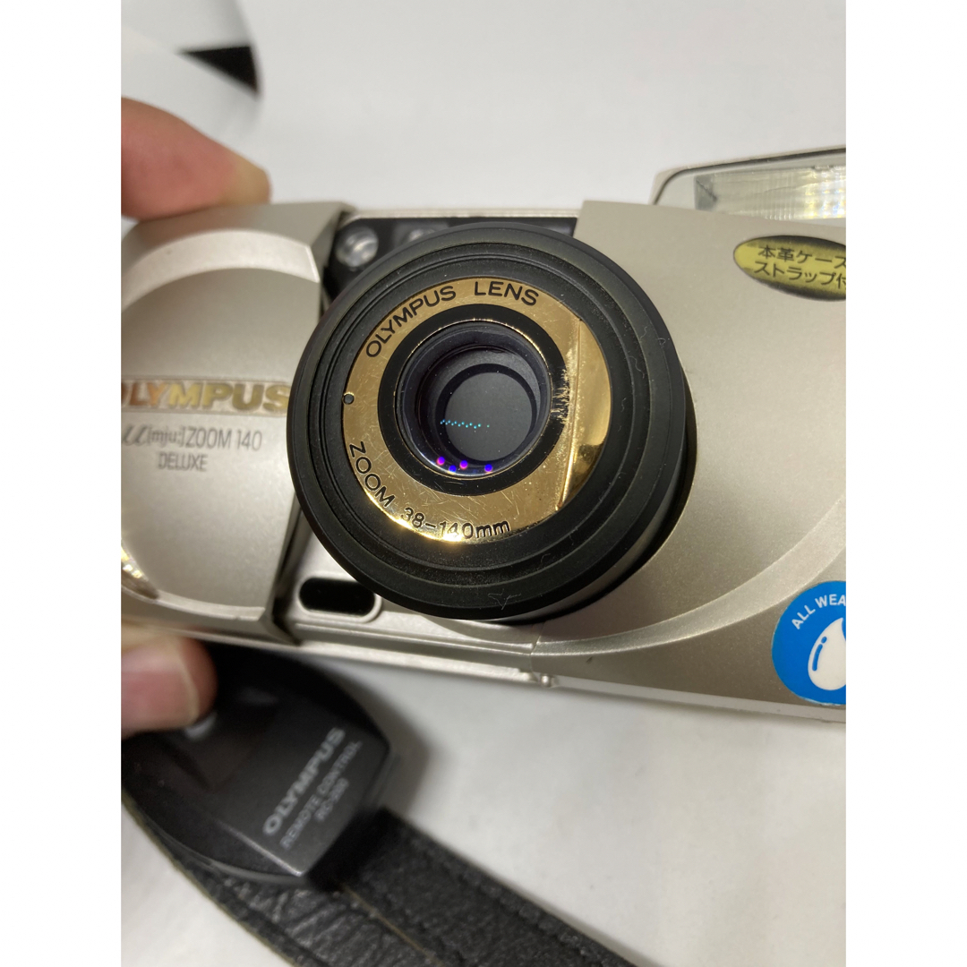 OLYMPUS - 美品動作品 OLYMPUS μ zoom 140 DELUXE リモコン付きの通販