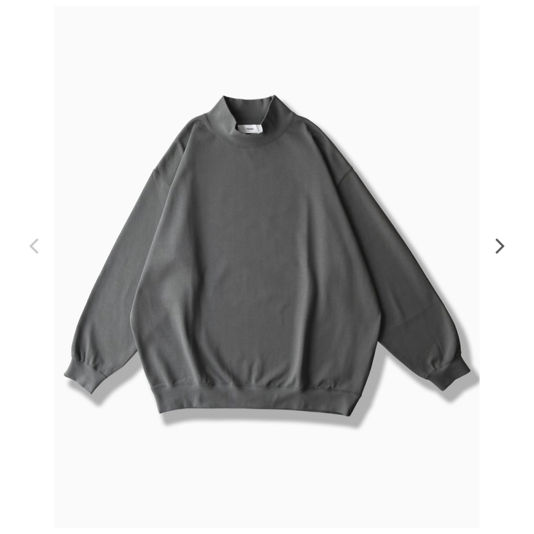 Graphpaper(グラフペーパー)のGraphpaper HEAVYWEIGHT MOCK NECK HEM RIB メンズのトップス(スウェット)の商品写真