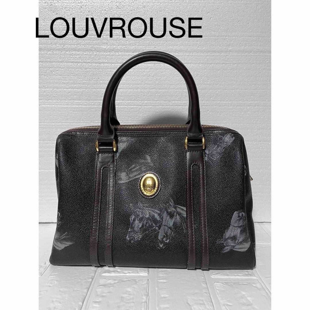 【美品】LOUVROUSE バッグ　ハンドバック　ルーヴルーズ　ボストンバック