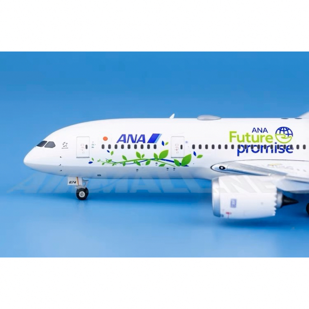 専用新品@ANA 787-8緑のANA機1/400 ジェットの通販 by ハルト's shop