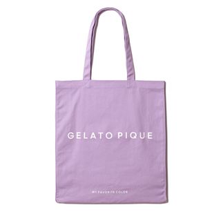 ジェラートピケ(gelato pique)のジェラートピケ  トートバッグ　紫　パープル(トートバッグ)