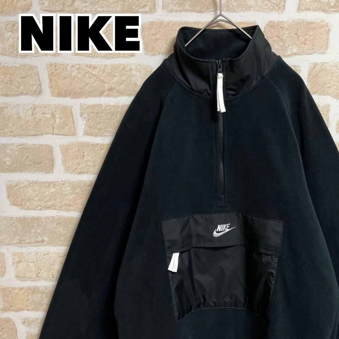 《大人気》NIKE☆ナイキ☆フリーストップス☆L☆ハーフジップ☆スウッシュ