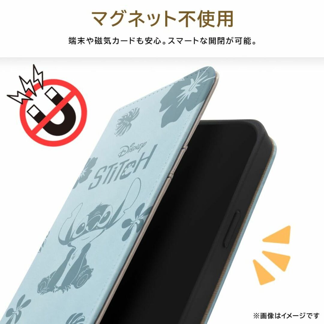 【数量限定】イングレム iPhone 15 ケース ディズニー 手帳型 レザーケ 4