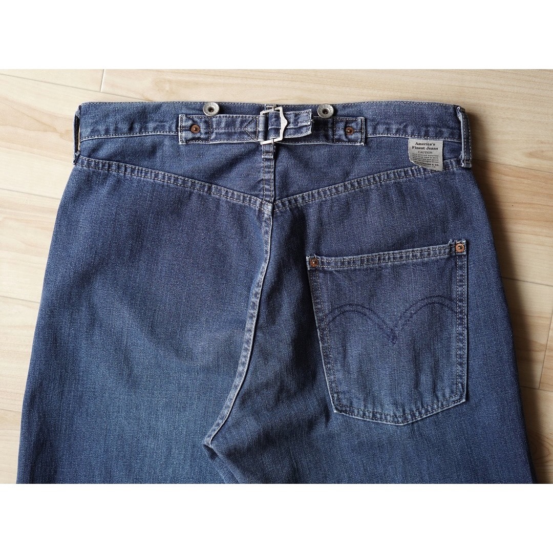 90s 古着 Levi's ワイドデニム シンチバック 日本製