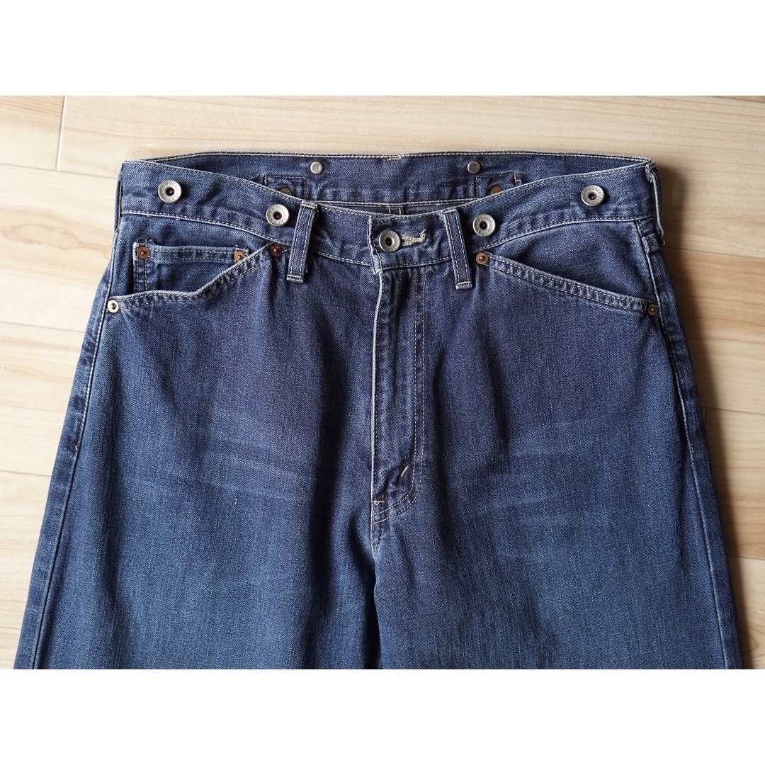 90s 古着 Levi's ワイドデニム シンチバック 日本製