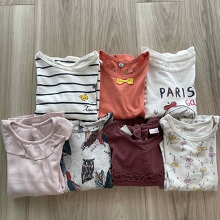 ザラキッズ(ZARA KIDS)の100  女の子　長袖Tシャツ 7点(Tシャツ/カットソー)