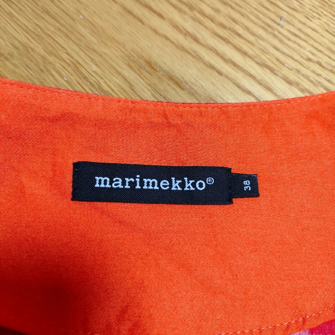 marimekko(マリメッコ)の【美品】マリメッコ　ワンピース　リトアニア製　サイズ38 レディースのワンピース(ひざ丈ワンピース)の商品写真