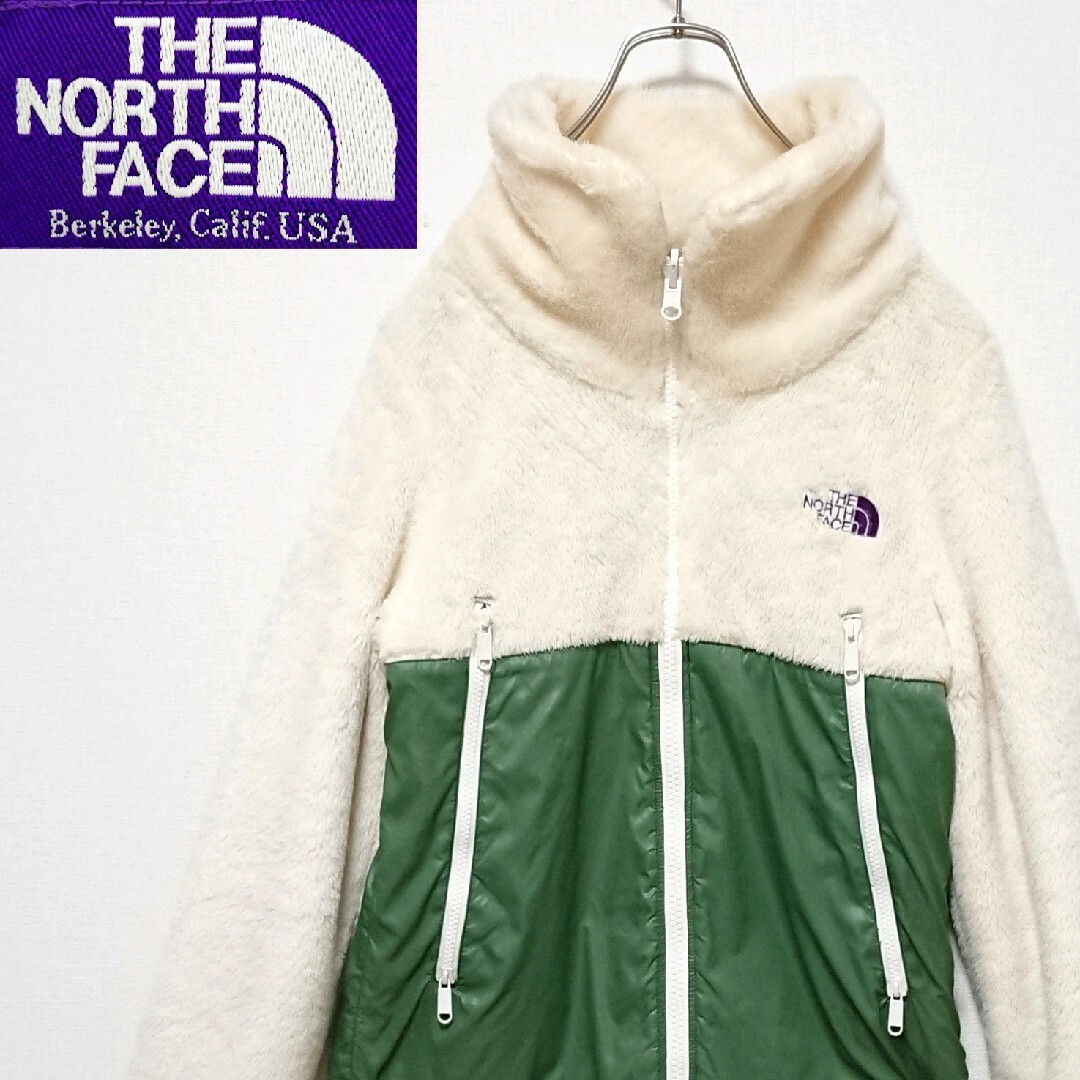 ノースフェイスNORTHFACEフルジップフリースジャケットライトパープルL-