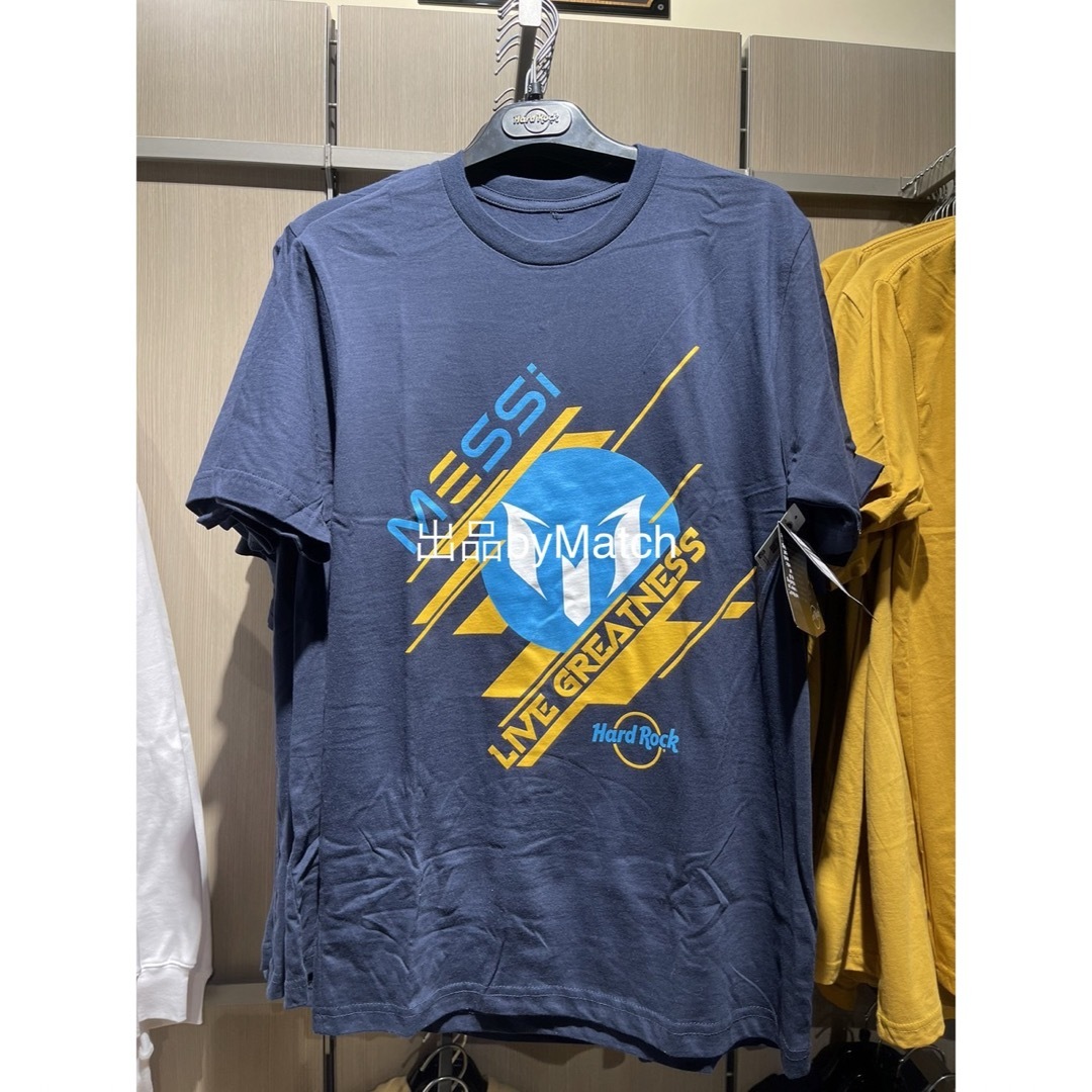 Hard Rock CAFE(ハードロックカフェ)の祝ワールドカップ優勝★Messiメッシ★ハードロックカフェ50周年記念★Tシャツ メンズのトップス(Tシャツ/カットソー(半袖/袖なし))の商品写真