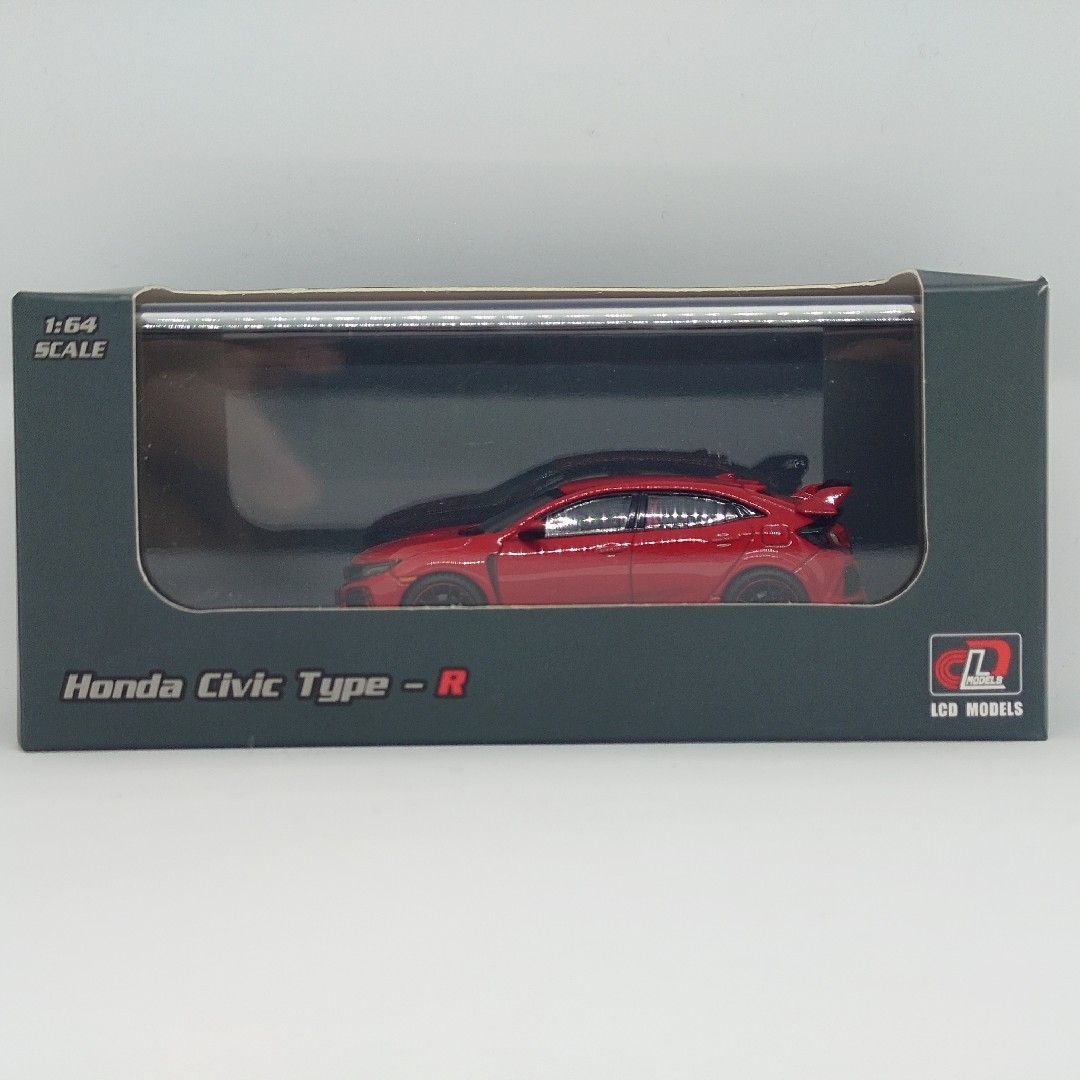 AOSHIMA(アオシマ)の青島文化教材社 LCD モデルズ 1/64 ホンダ シビック タイプR レッド エンタメ/ホビーのおもちゃ/ぬいぐるみ(ミニカー)の商品写真