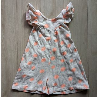 ザラキッズ(ZARA KIDS)のzara baby 2-3y 98センチ ネオンカラードットサロペット(パンツ/スパッツ)