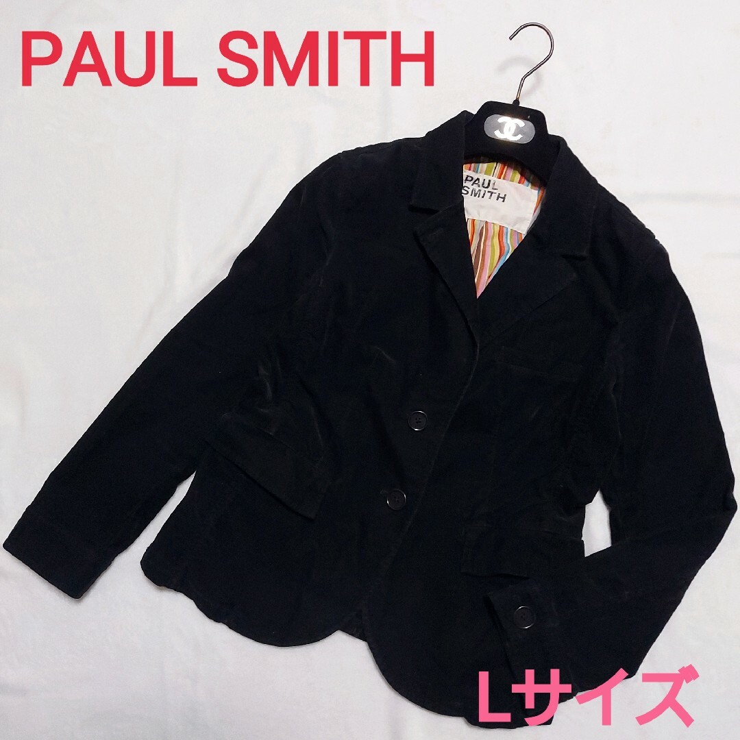 高級 美品☆ポールスミス PAUL SMITHコーデュロイジャケット 40 L 黒