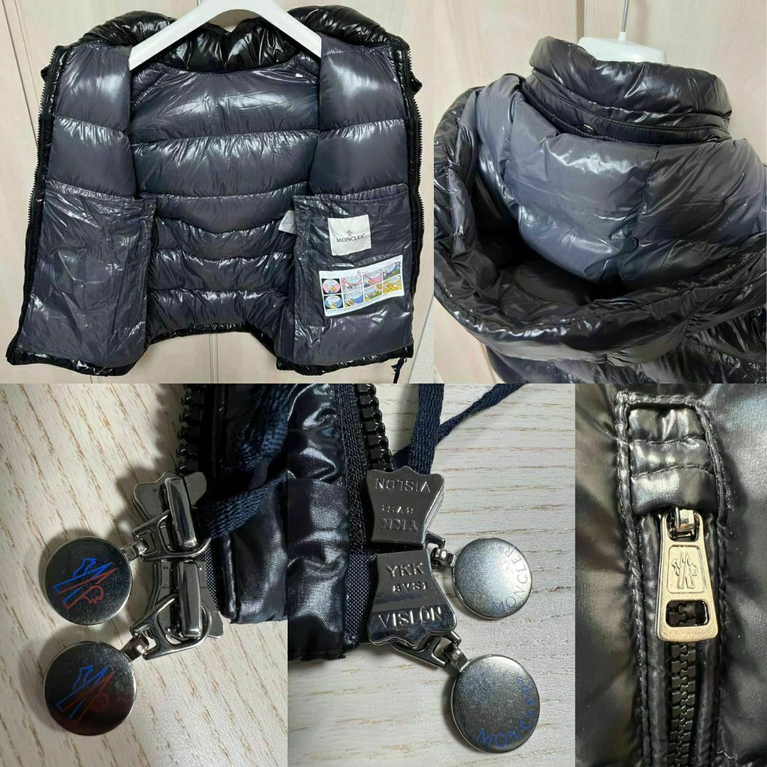 MONCLER - ☆未使用・本物保証☆MONCLER BORMES ダウンベスト TG3 黒 L