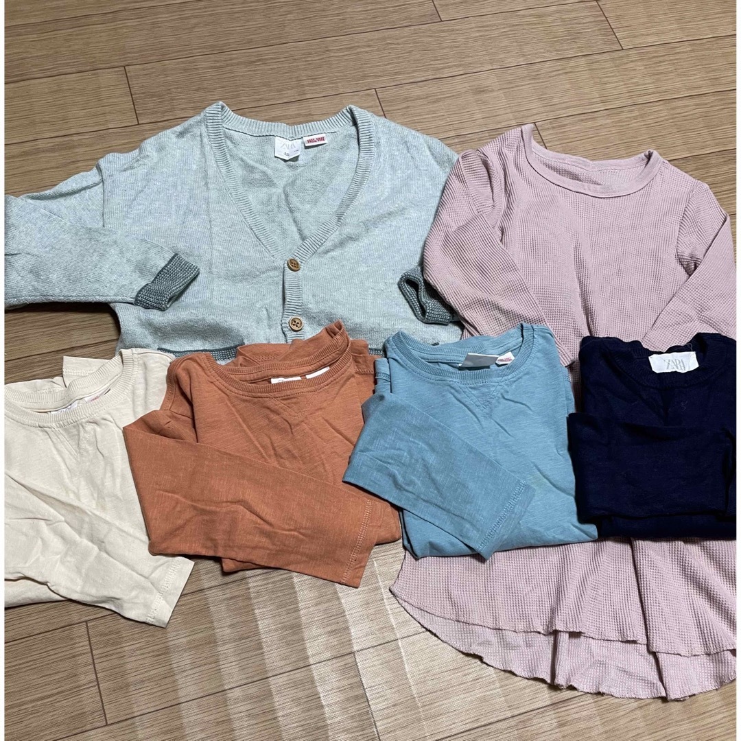 ZARA KIDS(ザラキッズ)のZARA 女の子　まとめ売り　110 キッズ/ベビー/マタニティのキッズ服女の子用(90cm~)(Tシャツ/カットソー)の商品写真