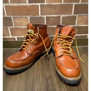 レッドウィング(REDWING)のレッドウィング アイリッシュセッター 8175 表四角犬タグ 9.5 赤茶色(ブーツ)