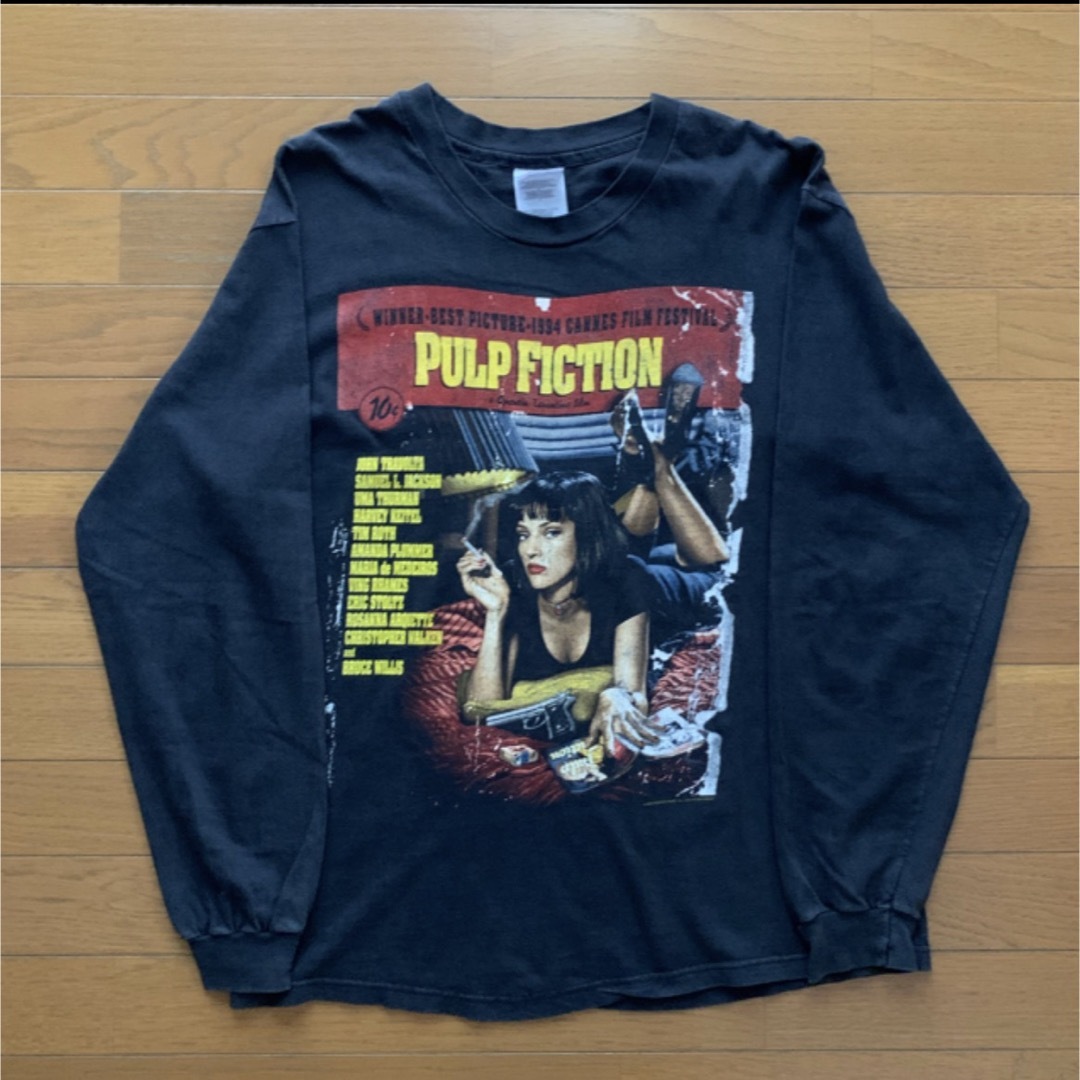 pulpfiction90's PULP FICTION ロング　tシャツ