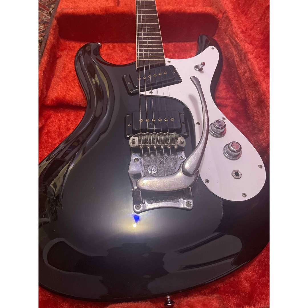 ⭐︎希少⭐︎Mosrite 黒 Ventures モデル ⭐︎純正ハードケース付