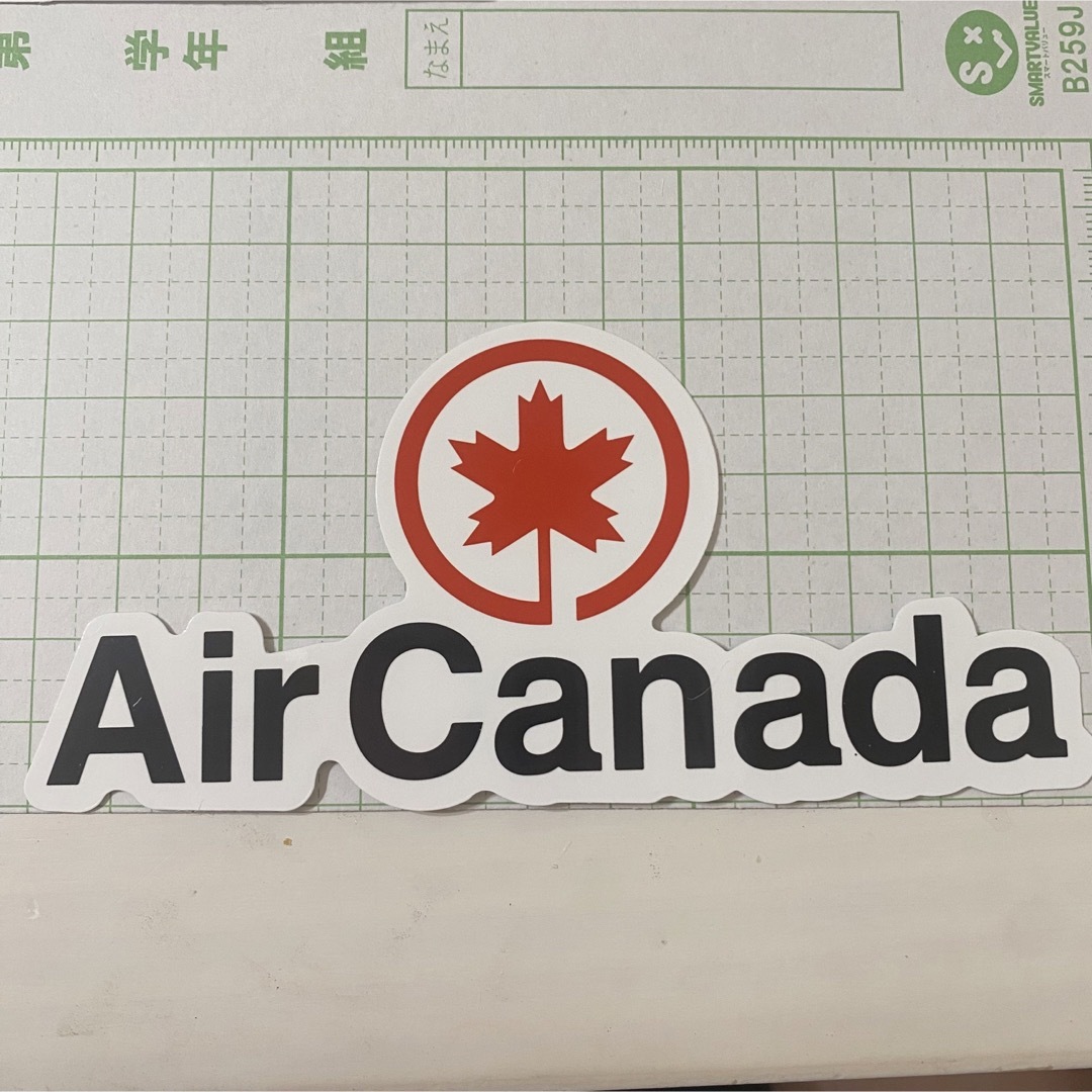 エアカナダ　カナダ航空　aircanada 防水ステッカー　旅行ステッカー エンタメ/ホビーのテーブルゲーム/ホビー(航空機)の商品写真