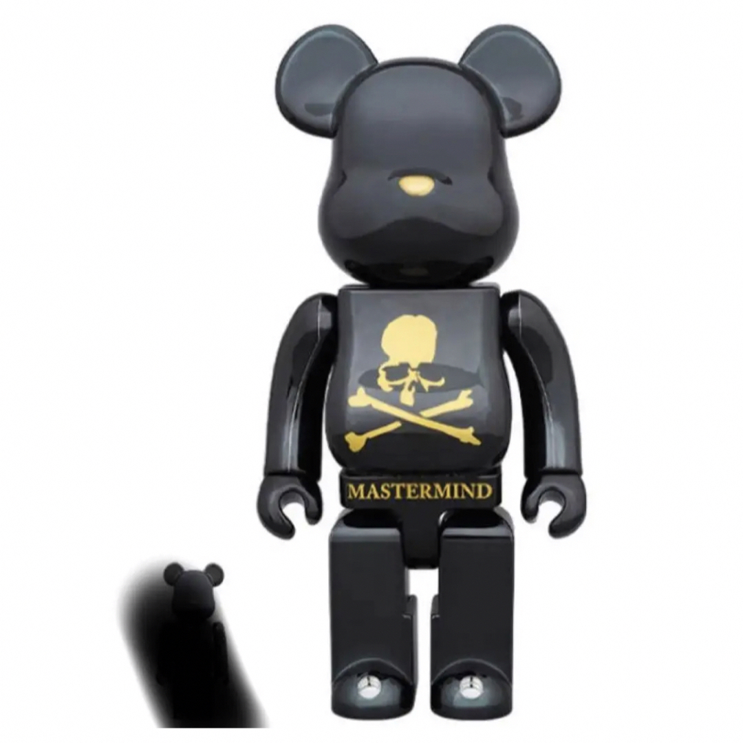 BE@RBRICK(ベアブリック)のBE@RBRICK MASTERMIND WORLD 400% 黒 エンタメ/ホビーのフィギュア(その他)の商品写真