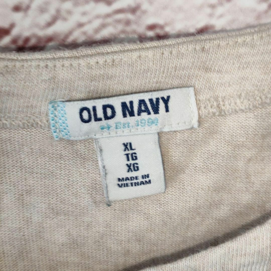 Old Navy(オールドネイビー)のOLD NAVY　オールドネイビー トレーナー　七分袖 レディースのトップス(Tシャツ(長袖/七分))の商品写真