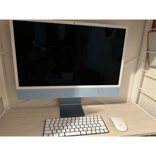 アップル(Apple)のiMac24inch m1 256GB 8GB 7コア整備済品(デスクトップ型PC)