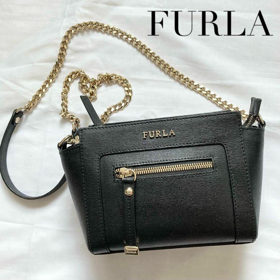 極美品✨FURLA フルラ ショルダーバッグ レザー クロスボディ 希少