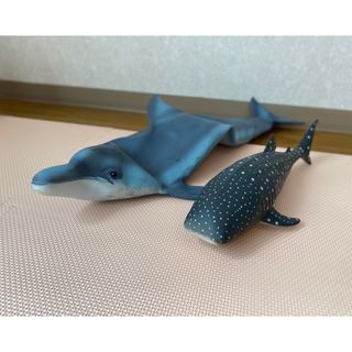 商品名: イルカとサメのラバー人形 カテゴリ: ぬいぐるみ 商品の状態: やや傷(ぬいぐるみ)