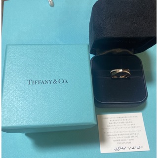 ティファニー(Tiffany & Co.)のTiffany ティファニー　Xナローリング　ダイヤ　US6(リング(指輪))