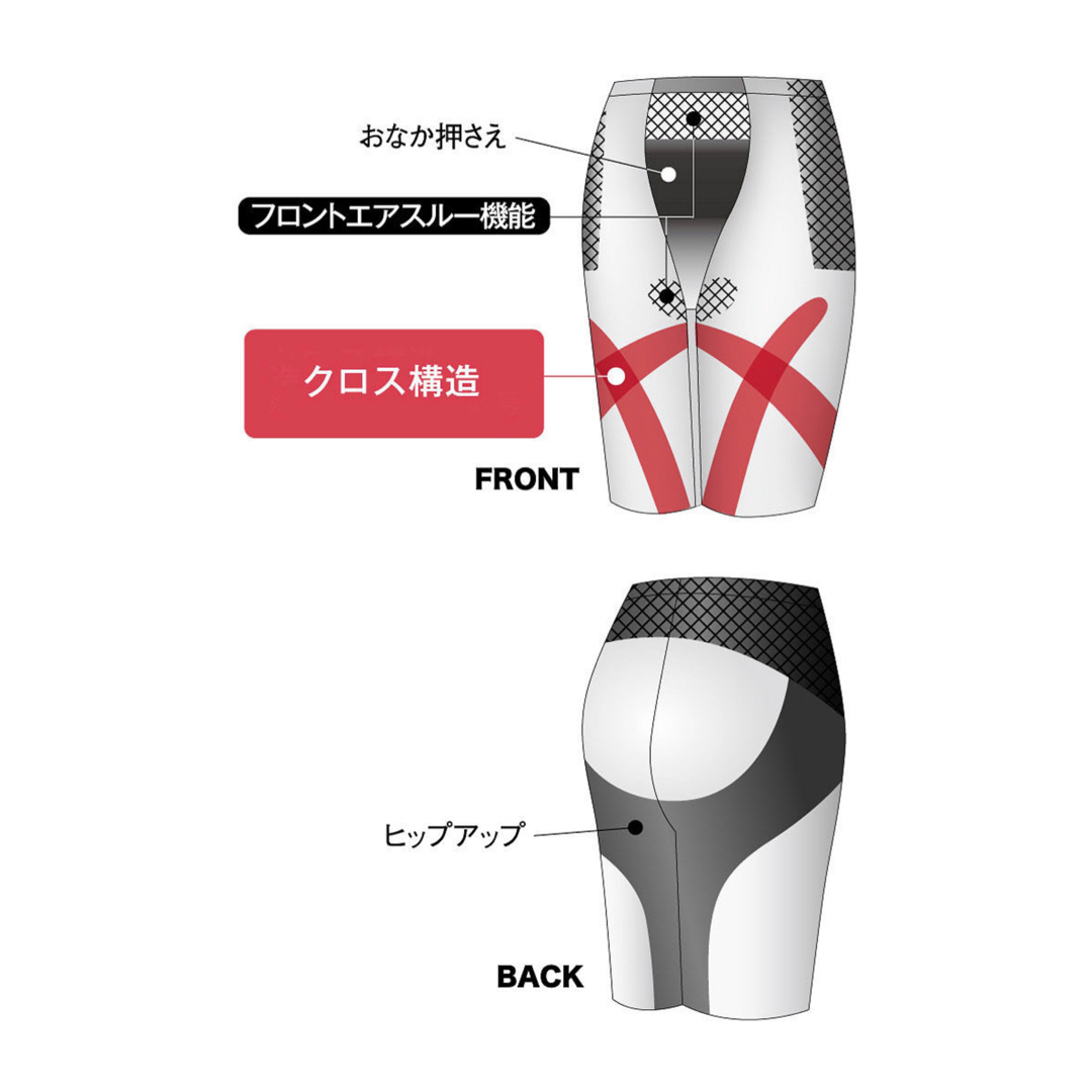 Wing(ウィング)のWing スリムアップパンツ 70-M (KQ0823) レディースの下着/アンダーウェア(その他)の商品写真